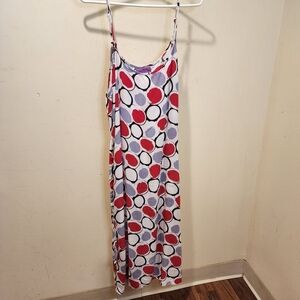 Do Not Disturb Graphic Novelty Print Strappy  Dress Size XL